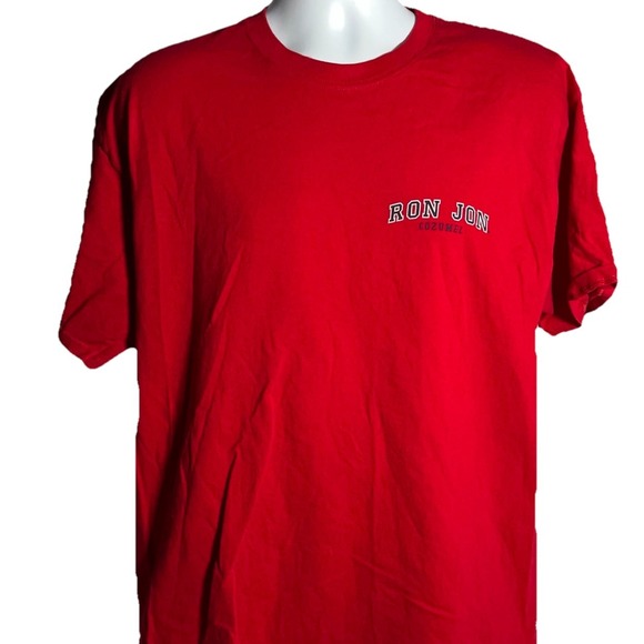 Ron Jon Surf Shop Cozumel Mexico Men's Size XL shirt Double Sided Red - Picture 3 of 7